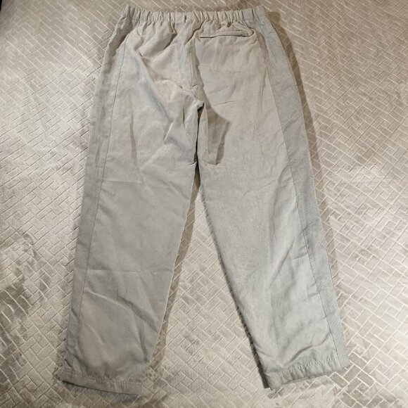 Perry Ellis America Mens XL Activewear Pants Gray Faux Suede Breathable Straight - Picture 8 of 11